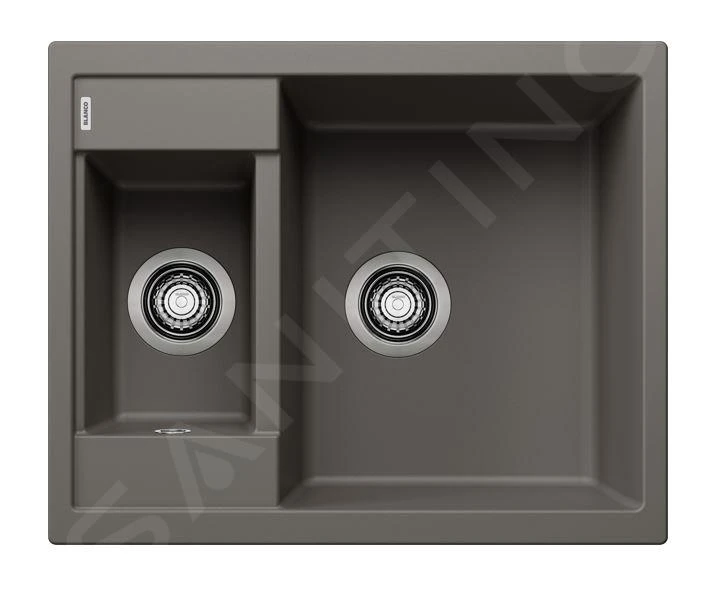 Blanco Metra 6 - Fregadero De Silgranite, 615x500 Mm, Gris 527296 1 Blanco Metra 6 - Fregadero De Silgranite, 615x500 Mm, Gris 527296