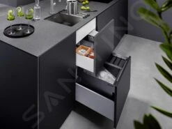 Blanco Flexon II - Cubo De Basura Extraíble Empotrado, Con Compartimientos Separados, Capacidad 46 L 526643 13 Blanco Flexon II - Cubo De Basura Extraíble Empotrado, Con Compartimientos Separados, Capacidad 46 L 526643 -Cocina Artículos Tienda 086059b3b06d2cbad65bec3e