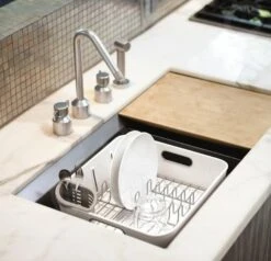 Simplehuman Accesorios De Cocina - Escurreplatos 370x326x172 Mm, Blanco KT1104 -Cocina Artículos Tienda 0e005b344760feaf6b6e63b8