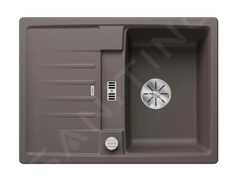 Blanco Lexa 40 - Fregadero De Silgranite, 680x500 Mm, Con Control De Desagüe, InFino, Gris 527275 1 Blanco Lexa 40 - Fregadero De Silgranite, 680x500 Mm, Con Control De Desagüe, InFino, Gris 527275