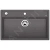 Blanco Dalago 8 - Fregadero De Silgranite, 815x510 Mm, Con Control De Desagüe, Roca Gris 518852
