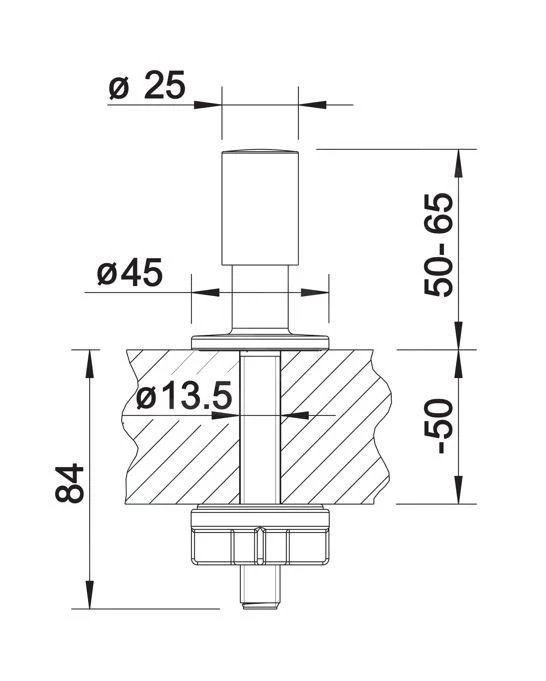 Blanco Accesorios - Botón De Control Excéntrico, Dorado 203495 2 Blanco Accesorios - Botón De Control Excéntrico, Dorado 203495 - Imagen 2