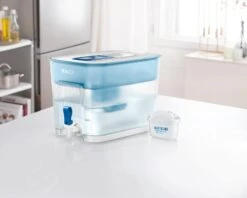 Brita Jarras De Filtrado - Dispensador De Agua Filtrada Flow Memo, Capacidad 8200 Ml, Azul 1039277 -Cocina Artículos Tienda 15ac62e27b33630204e51459