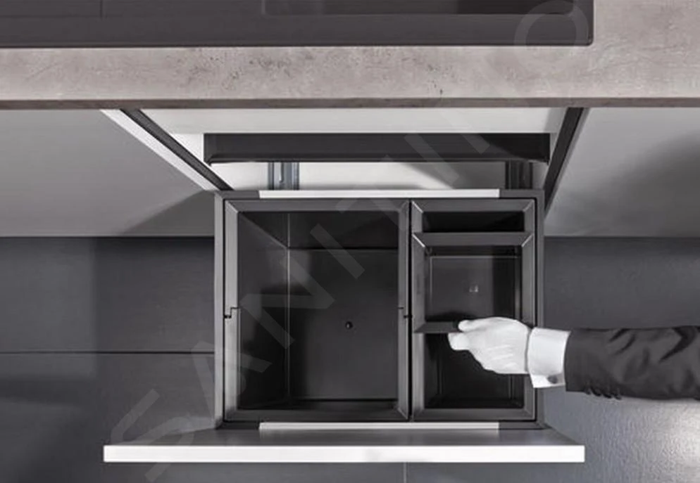 Blanco Flexon II - Cubo De Basura Extraíble, Con Separación, Capacidad 32 L 521468 3 Blanco Flexon II - Cubo De Basura Extraíble, Con Separación, Capacidad 32 L 521468 - Imagen 3