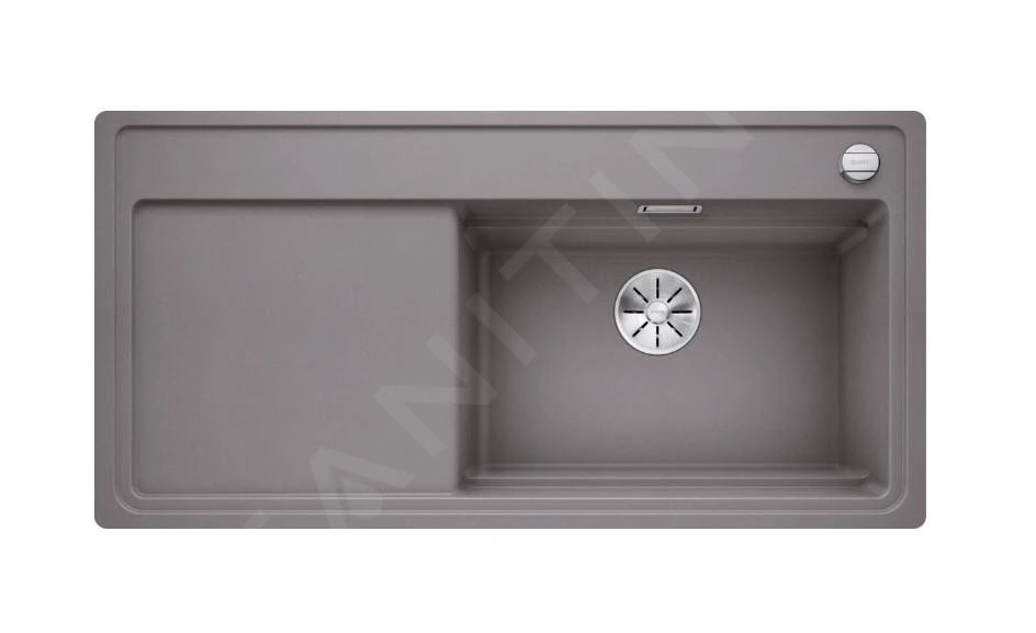 Blanco Zenar XL 6 - Fregadero De Silgranite, 987,5x497,5 Mm, InFino, Aluminium 523904 1 Blanco Zenar XL 6 - Fregadero De Silgranite, 987,5x497,5 Mm, InFino, Aluminium 523904