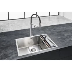 Franke Accesorios - Caja Con Accesorios Para Fregadero, Acero Inoxidable/plástico Negro 112.0619.946 -Cocina Artículos Tienda 220beb021537e21da2ddfe74