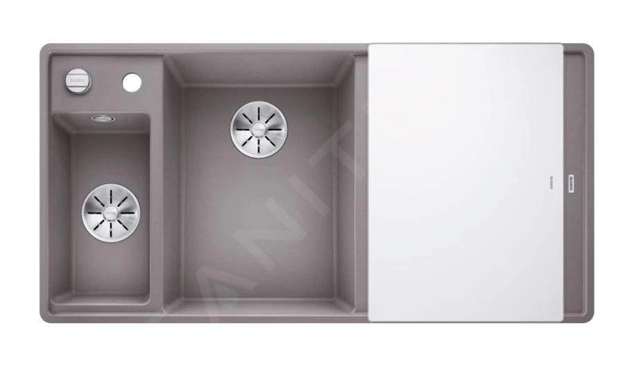 Blanco Axia III 6 - Fregadero De Silgranite, 990x500 Mm, Con Control De Desagüe Y Accesorios, InFino, Aluminio 524671 3 Blanco Axia III 6 - Fregadero De Silgranite, 990x500 Mm, Con Control De Desagüe Y Accesorios, InFino, Aluminio 524671 - Imagen 3