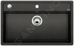 Blanco Dalago 8 - Fregadero De Silgranite, 815x510 Mm, Con Control De Desagüe, Negro 525877