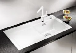 Blanco Zenar 45 - Fregadero De Silgranite, 860x510 Mm, Con Control De Desagüe, Negro 526034 6 Blanco Zenar 45 - Fregadero De Silgranite, 860x510 Mm, Con Control De Desagüe, Negro 526034 -Cocina Artículos Tienda 2d203d931f5b2d3f71d49f5c