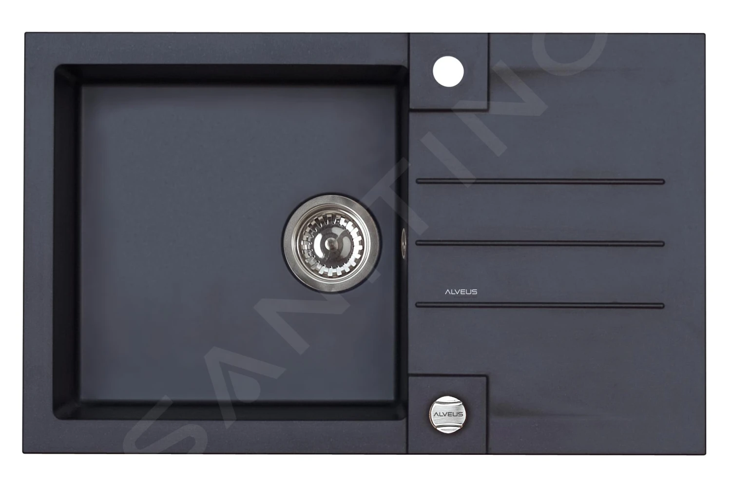 Alveus Conjuntos De Cocina - Conjunto De Fregadero Rock 130 Y Grifo Tonia, Carbon SETA068 3 Alveus Conjuntos De Cocina - Conjunto De Fregadero Rock 130 Y Grifo Tonia, Carbon SETA068 - Imagen 3
