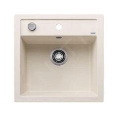 Blanco Dalago 5 - Fregadero De Silgranite, 515x510 Mm, Con Control De Desagüe, Blanco Suave 527061