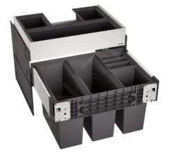 Blanco Select - Cubo De Basura Empotrado, Con Compartimento, Capacidad 42 L 526211