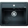 Blanco Legra 6 - Fregadero De Silgranite, 585x500 Mm, Antracita 523332