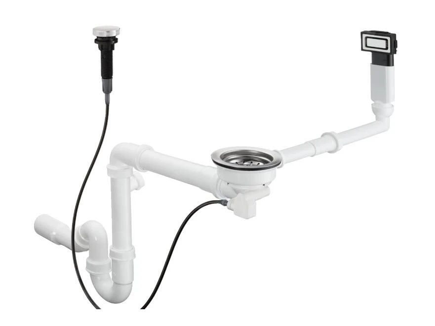 Hansgrohe Juegos De Desagüe - Conjunto De Desagüe Automático Con Rebosadero Para Fregadero De Un Seno, Acero Inoxidable 43931800 1 Hansgrohe Juegos De Desagüe - Conjunto De Desagüe Automático Con Rebosadero Para Fregadero De Un Seno, Acero Inoxidable 43931800