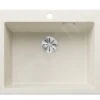 Blanco Pleon 6 - Fregadero De Silgranite, 615x510 Mm, InFino, Blanco Suave 527137
