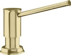 Blanco Accesorios - Dispensador De Detergente Livia, Oro Satinado 526698