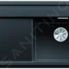 Blanco Zenar XL 6 - Fregadero De Silgranite, 988x498 Mm, Con Control De Desagüe, Negro 526068