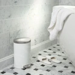 Simplehuman Cubos De Basura - Cubo De Basura 6 L, Blanco CW1835CB -Cocina Artículos Tienda 3e0c95000777501db0360616