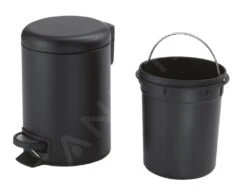 Sapho Accesorios De Baño Gedy - Cubo De Basura Potty 3 L, Soft Close, Negro Mate 320914 -Cocina Artículos Tienda 3ff196d6d2727bc22fec2939
