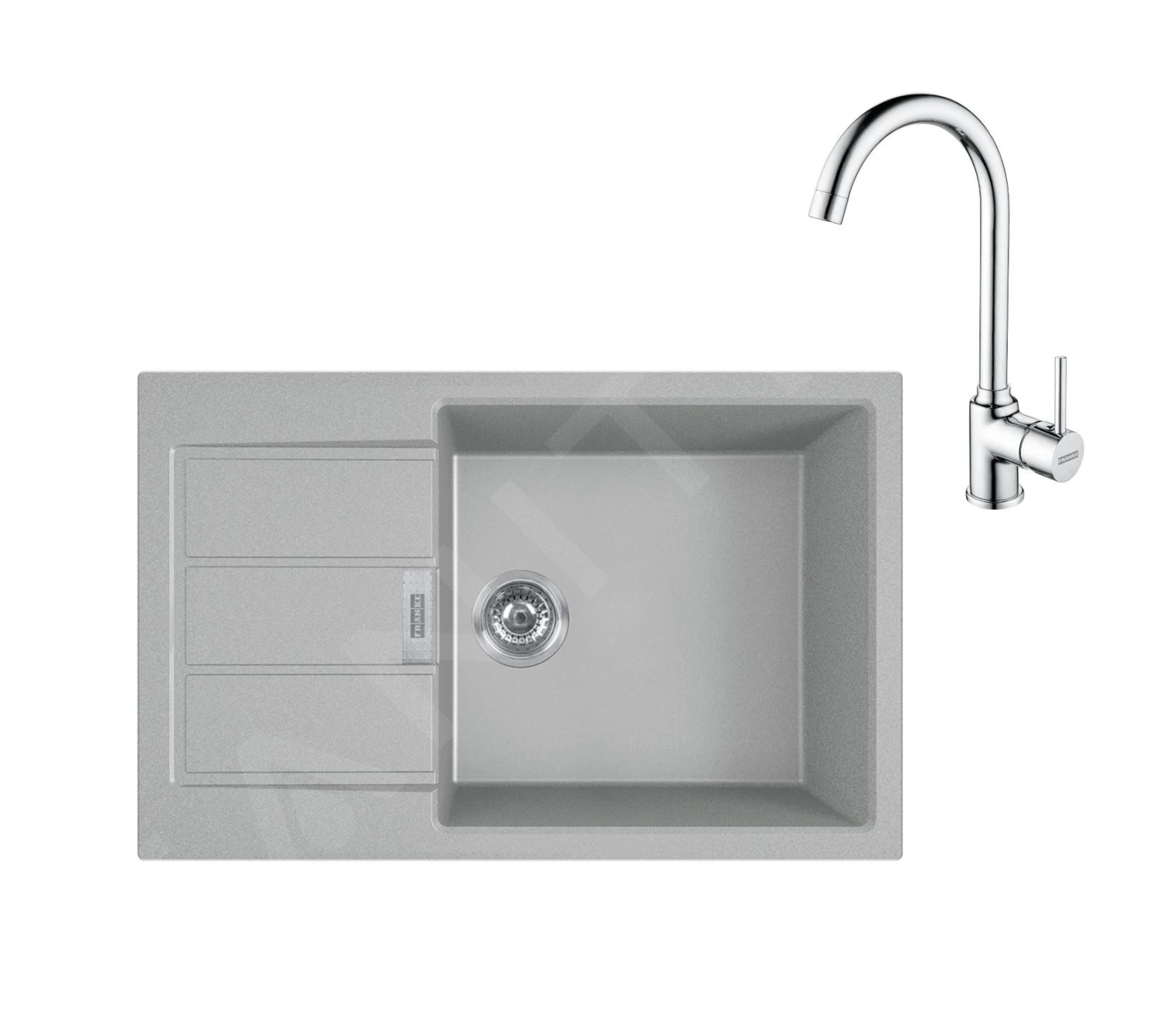 Franke Conjuntos De Cocina - Conjunto De Cocina T106, Tectonitový Dřez S2D 611-78 XL Y Grifo FP 9000.031, Gris/cromo 143.0675.733 1 Franke Conjuntos De Cocina - Conjunto De Cocina T106, Tectonitový Dřez S2D 611-78 XL Y Grifo FP 9000.031, Gris/cromo 143.0675.733