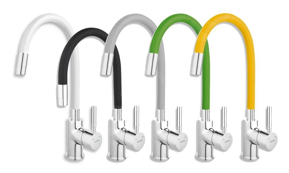 Novaservis Ferro - Grifo De Fregadero Con Brazo Flexible, Gris Plateado/cromo 70710,0S 4 Novaservis Ferro - Grifo De Fregadero Con Brazo Flexible, Gris Plateado/cromo 70710,0S - Imagen 4