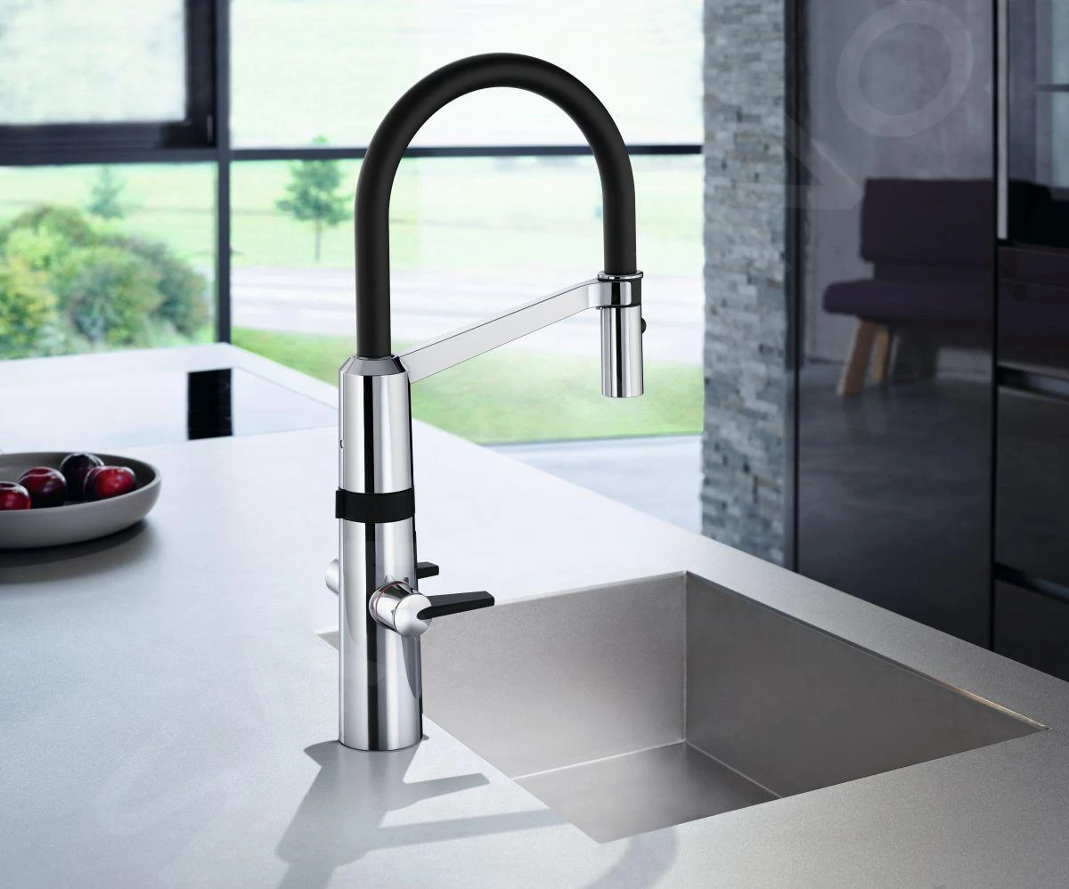 Hansa Fit - Grifo Electrónico De Fregadero Hybrid, Sin Contacto, Negro/cromo 65252213 4 Hansa Fit - Grifo Electrónico De Fregadero Hybrid, Sin Contacto, Negro/cromo 65252213 - Imagen 4