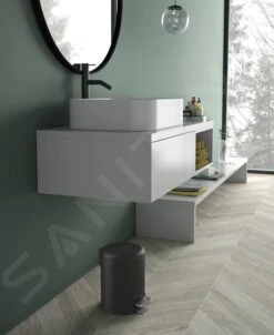 Sapho Accesorios De Baño Gedy - Cubo De Basura Potty 3 L, Soft Close, Negro Mate 320914 -Cocina Artículos Tienda 49a4cb25ff2499dca33629a1