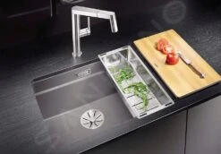 Blanco Accesorios - Cubeta Para Fregadero Subline, Acero Inoxidable 227689 -Cocina Artículos Tienda 4aface019ba8dee6c7a82d56