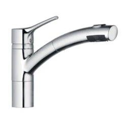 Kludi Trendo - Grifo Monomando De Fregadero Con Ducha Extraíble, Cromo 335810575