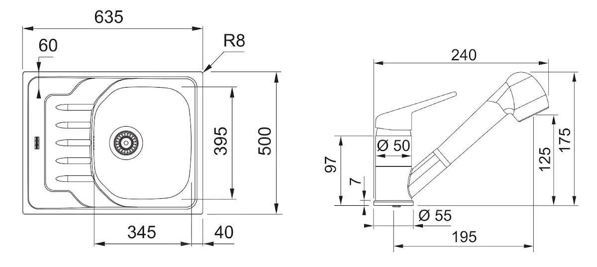 Franke Conjuntos De Cocina - Conjunto N73, Fregadero De Acero Inoxidable OLN 611-63 Y Grifo FC 9547.031, Acero Inoxidable/cromo 101.0618.834 2 Franke Conjuntos De Cocina - Conjunto N73, Fregadero De Acero Inoxidable OLN 611-63 Y Grifo FC 9547.031, Acero Inoxidable/cromo 101.0618.834 - Imagen 2