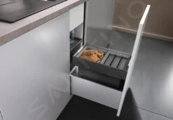 Blanco Flexon II - Papelera Incorporada, Dividida, Volumen 16 L 521467 -Cocina Artículos Tienda 4fc4ba60b232367c18873460