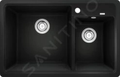 Blanco Legra 8 - Fregadero De Silgranite, 780x500 Mm, Negro 526223