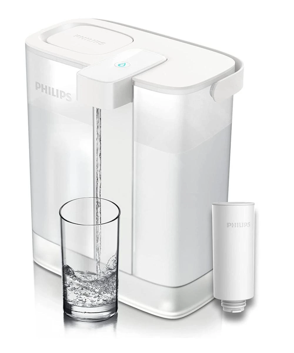 Philips Filtración - Jarra De Filtrado, Capacidad 3 L, Micro X-Clean, Blanco AWP2980WH/58