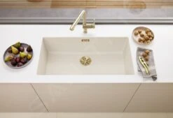 Blanco Accesorios - Juego De Desagüe C-overfloww, Para Fregadero De 2 Senos, Dorado 203477 -Cocina Artículos Tienda 55bd20c0a5ff3a308c481840