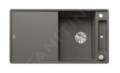 Blanco Axia III 5 - Fregadero De Silgranite, 905x500 Mm, Con Accesorios, InFino, Gris 527225