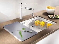 Blanco Accesorios - Cesta Multiusos Para Fregadero Subline, Acero Inoxidable 223297 -Cocina Artículos Tienda 5a40c73b20e795f2813a877f