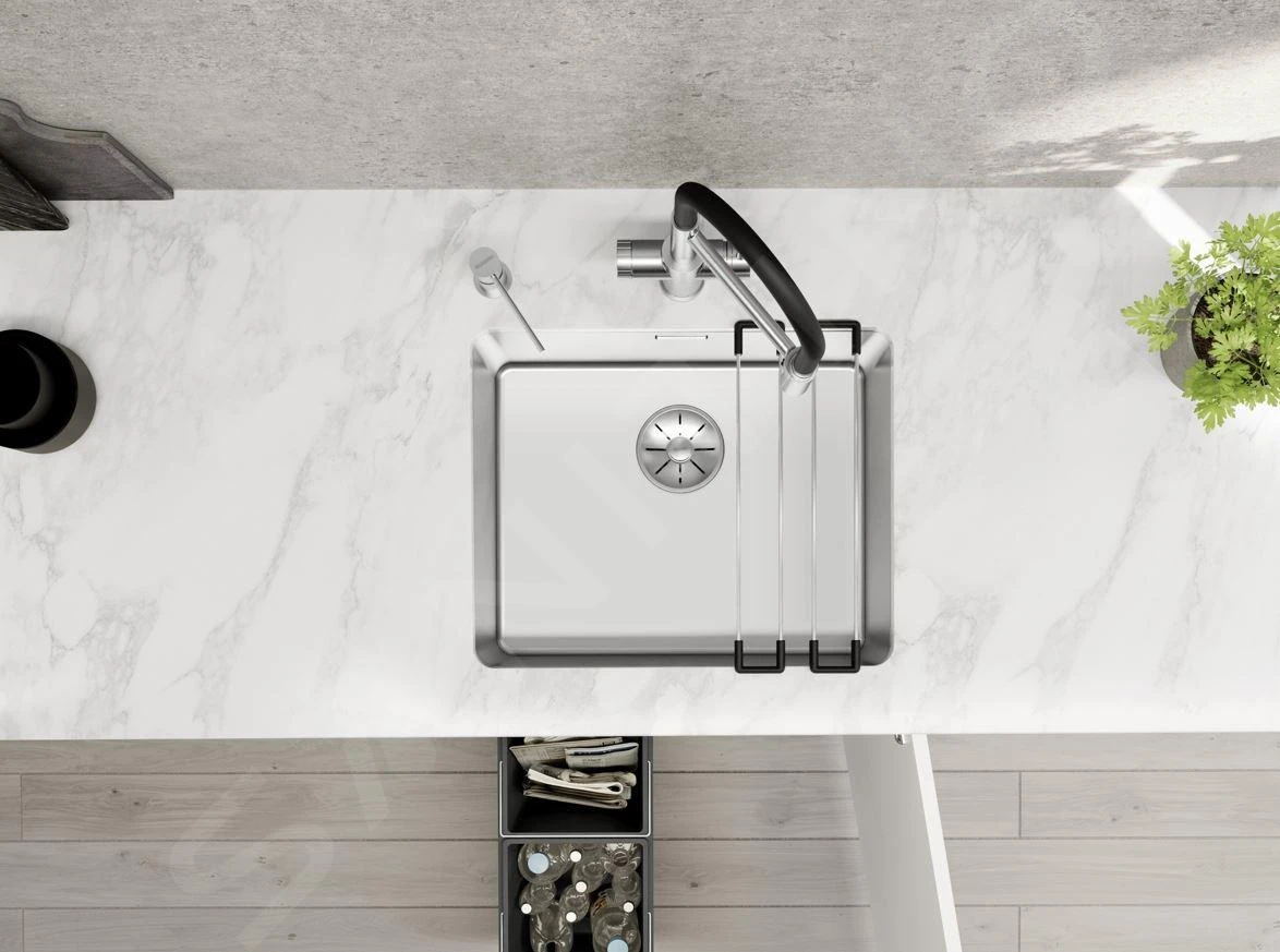 Blanco Catris S - Grifo De Fregadero Con Filtración Y Brazo Flexible, Cromo/negro 526706 6 Blanco Catris S - Grifo De Fregadero Con Filtración Y Brazo Flexible, Cromo/negro 526706 - Imagen 6