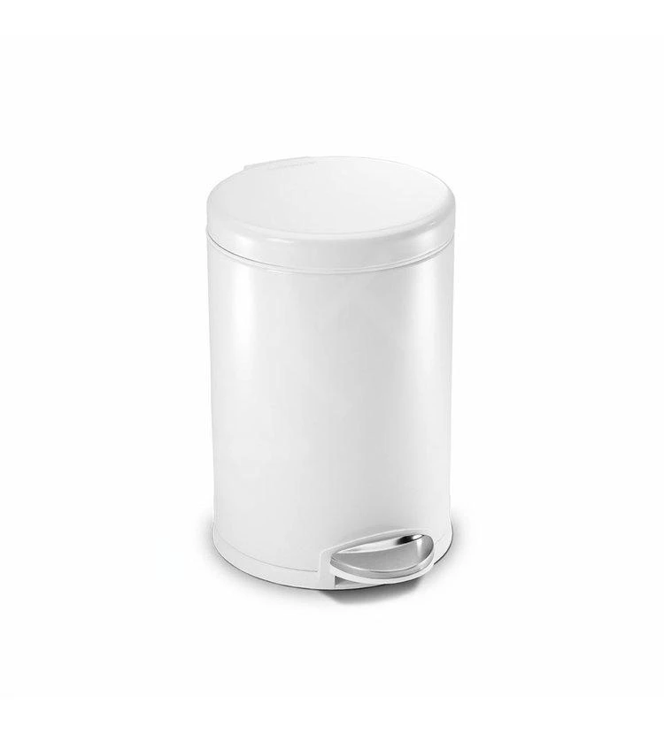 Simplehuman Cubos De Basura - Cubo De Basura 4,5 L, Blanco CW1853CB 1 Simplehuman Cubos De Basura - Cubo De Basura 4,5 L, Blanco CW1853CB