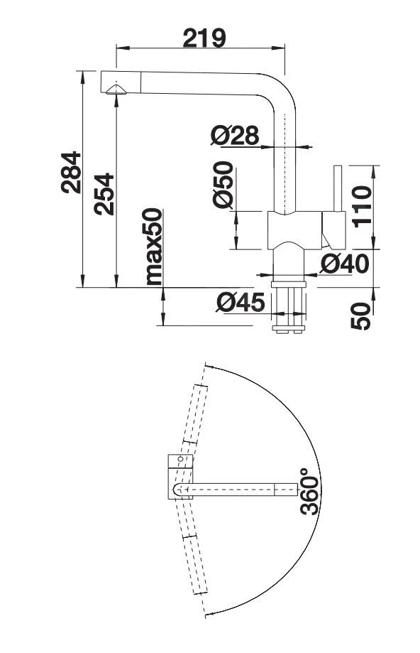 Blanco Linus - Grifo De Fregadero, Café 516707 2 Blanco Linus - Grifo De Fregadero, Café 516707 - Imagen 2