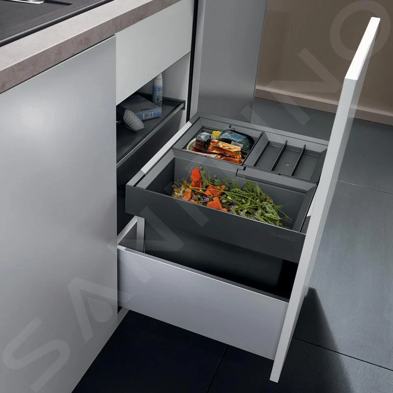 Blanco Flexon II - Cubo De Basura Extraíble, Capacidad 35 L 521470 3 Blanco Flexon II - Cubo De Basura Extraíble, Capacidad 35 L 521470 - Imagen 3