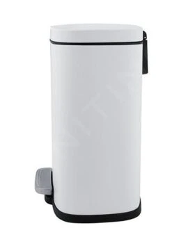Nimco Cubos De Basura - Cubo De Basura 5 L, Blanco Mate KOS 8005-05 -Cocina Artículos Tienda 69201cfe28cc153653b5c7ee