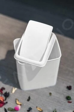 Aqualine Accesorios - Cubo De Basura Soft, 5 L, Blanco TRN-187-06 -Cocina Artículos Tienda 69cad8116c47699f6dfe54ec