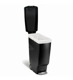 Simplehuman Cubos De Basura - Cubo De Basura Slim 40 L, Negro CW1361 -Cocina Artículos Tienda 6a026feab8dfe5de38ff06f4