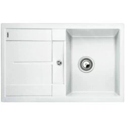 Blanco Metra 45 - Fregadero De Silgranite, 780x500 Mm, Blanco 513187