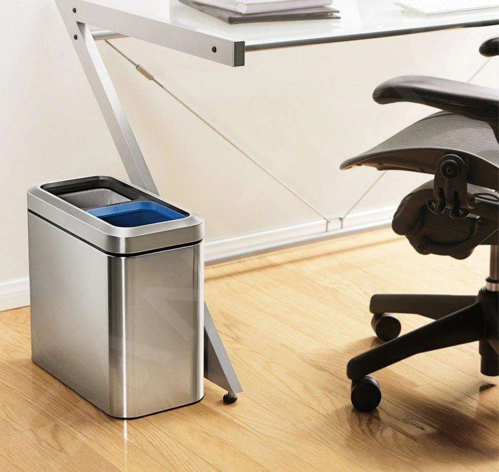 Simplehuman Cubos De Basura - Cubo Abierto Para Residuos Clasificados 20 L, Acero Inoxidable Cepillado CW1470 6 Simplehuman Cubos De Basura - Cubo Abierto Para Residuos Clasificados 20 L, Acero Inoxidable Cepillado CW1470 - Imagen 6