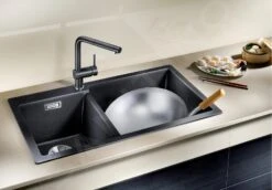 Blanco Pleon 9 - Fregadero De Silgranite, 860x500 Mm, Roca Gris 523058 -Cocina Artículos Tienda 6f1255a150fbe85df8e0c846 1