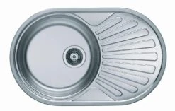 Alveus Ciklo - Fregadero 740x440mm, Acero Inoxidable 1123986