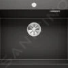 Blanco Pleon 8 - Fregadero De Silgranite, 700x510 Mm, Negro 525957