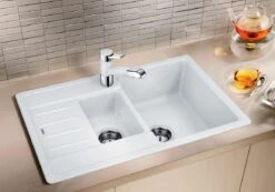 Blanco Legra 6 - Fregadero Silgranite,780x500 Mm, Blanco 521304 -Cocina Artículos Tienda 7325054b71cb895af7a9680c