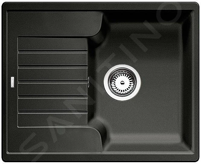 Blanco Zia 40 - Fregadero De Silgranite, 615x500 Mm, Negro 526006 1 Blanco Zia 40 - Fregadero De Silgranite, 615x500 Mm, Negro 526006